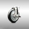 Service Caster 5 Inch 316SS Black Polyurethane Wheel Swivel Bolt Hole Caster with Brake SCC SCC-SS316BH20S514-PPUB-BLK-TLB - alternate 1